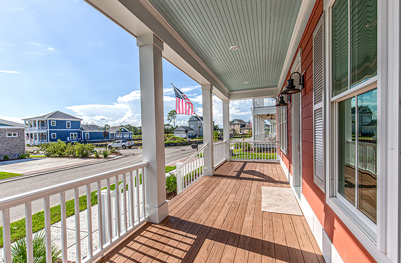 Large front porch