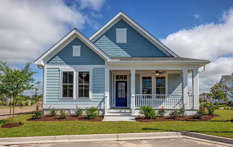 The Jamestown single story home plan available at living dunes